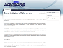 Tablet Screenshot of advisors-ao.com